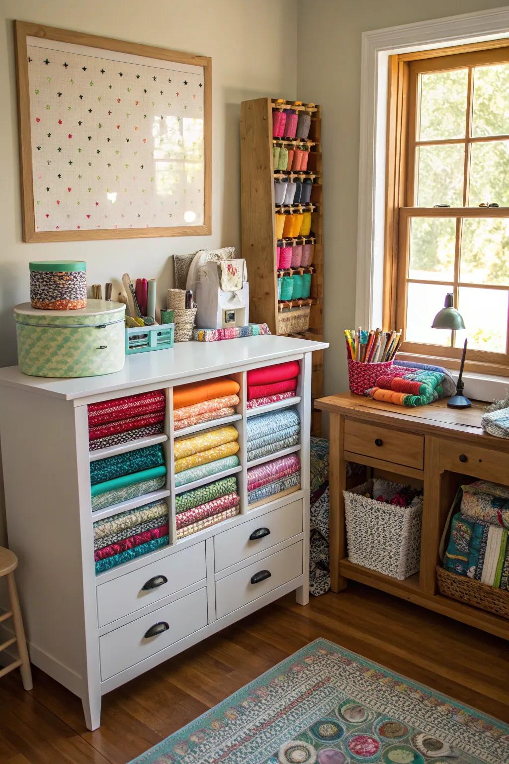 Reusing furniture can offer unique and practical storage solutions.