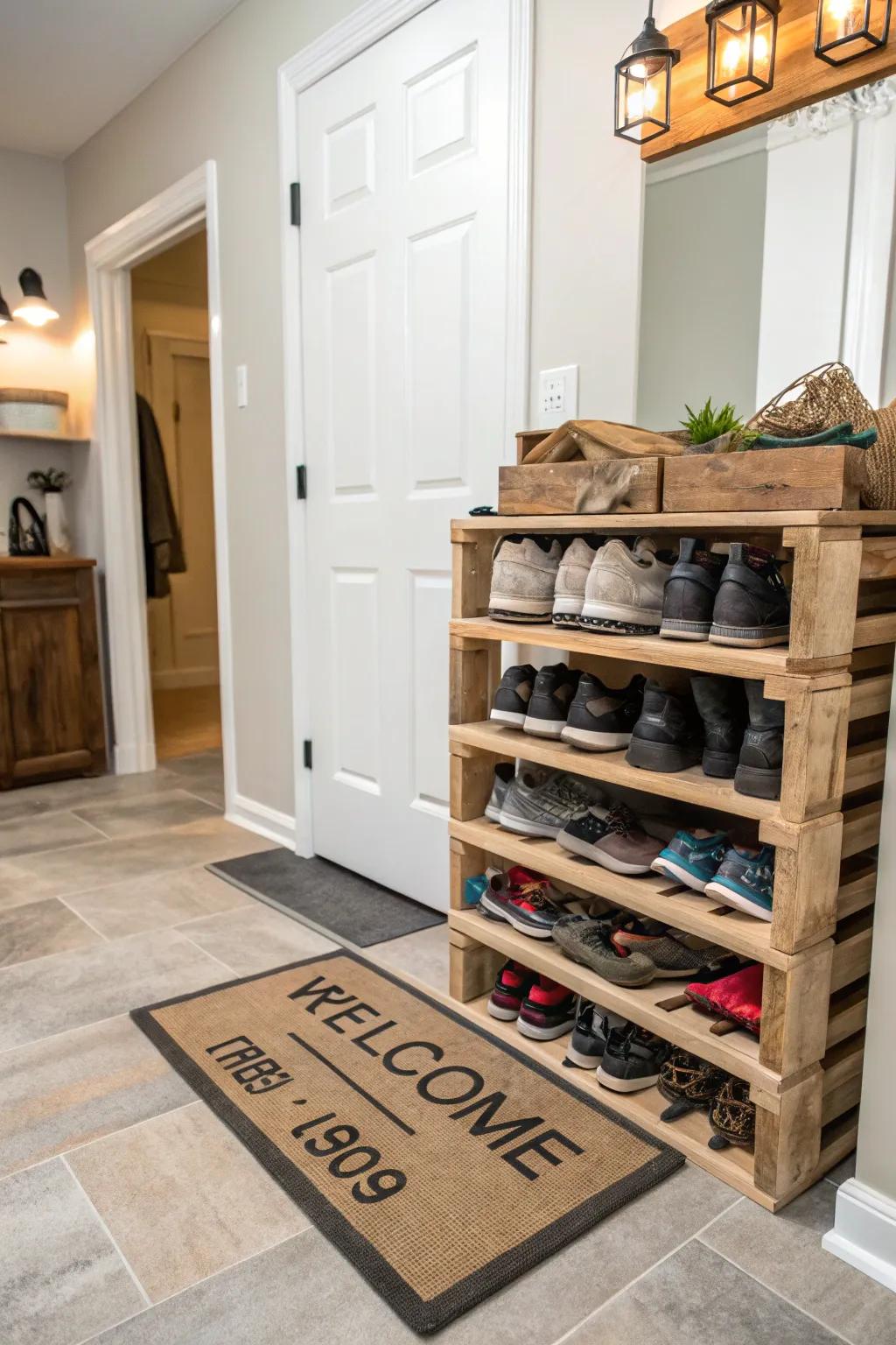 Organize your entryway with a functional skid boot organizer.