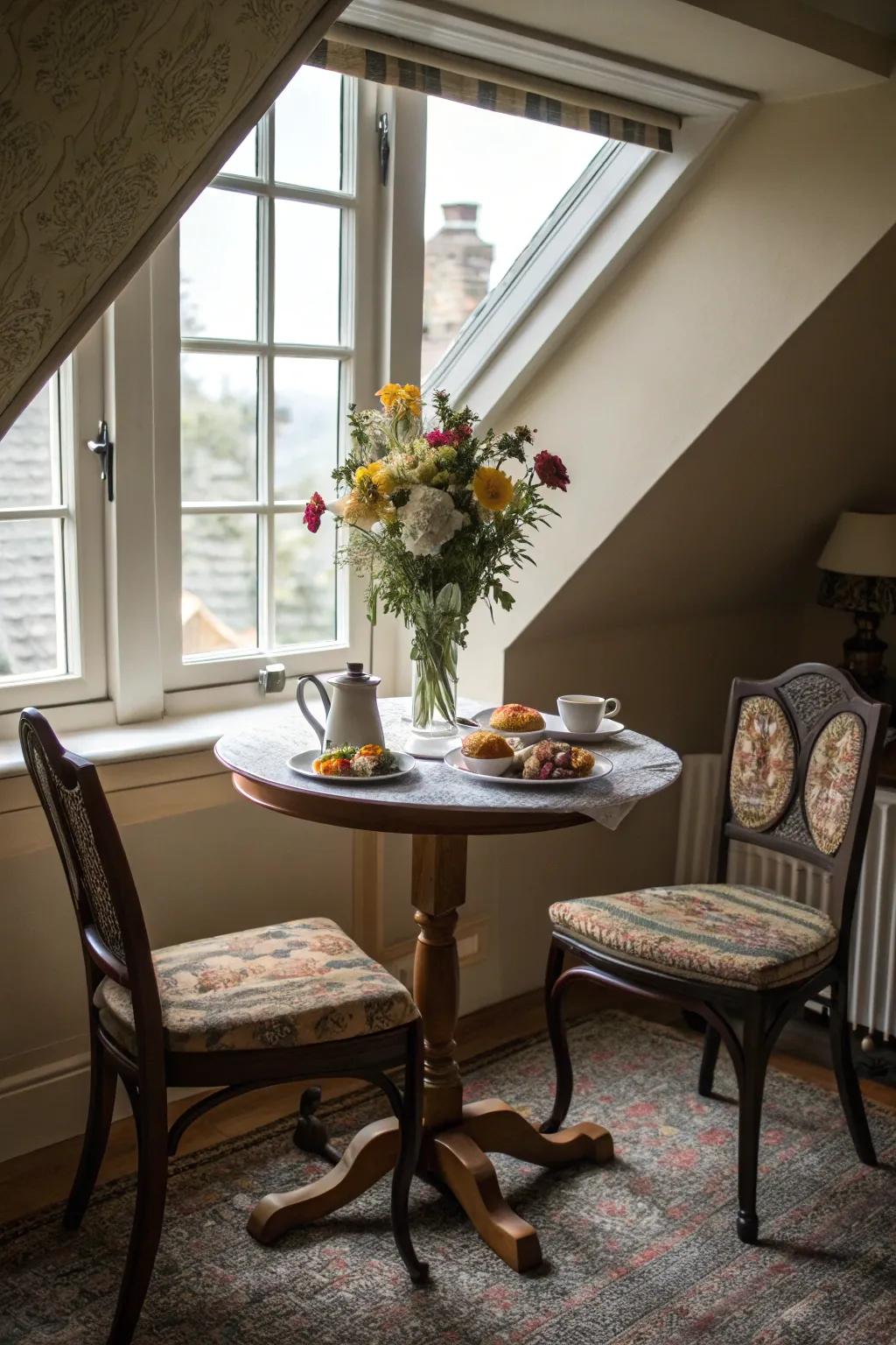 An alluring breakfast alcove to commence your mornings.