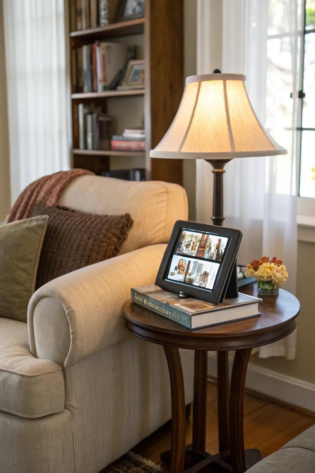 An evolving exhibit with an animated display.