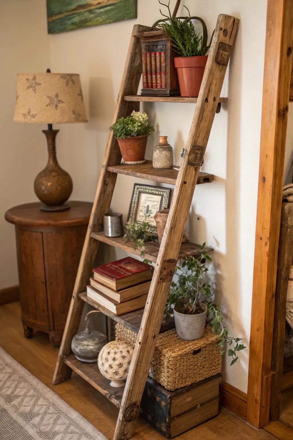 Stepped ledges proffer a countryside allure.