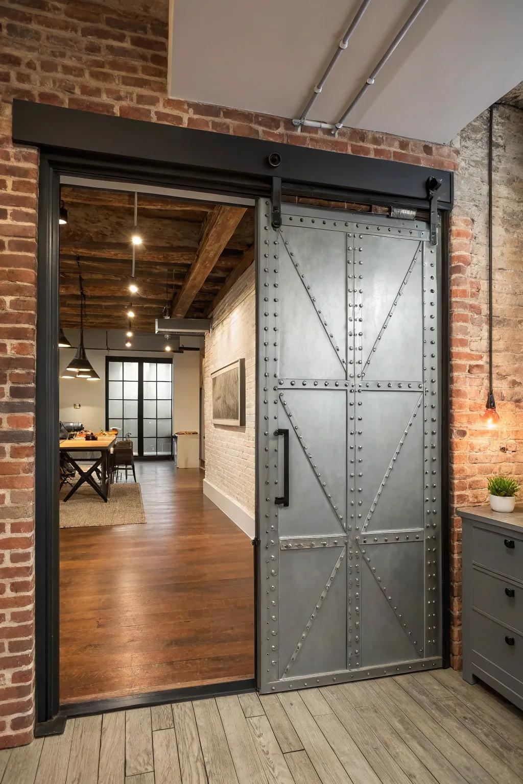 Trendy urban style using urban steel panels.