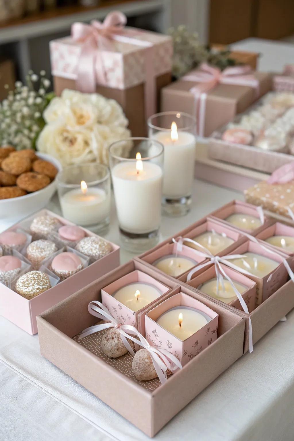 Charming vintage rose wedding mementos.