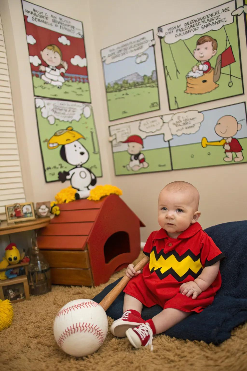 A sentimental Charlie Brown getup for a dateless Halloween.