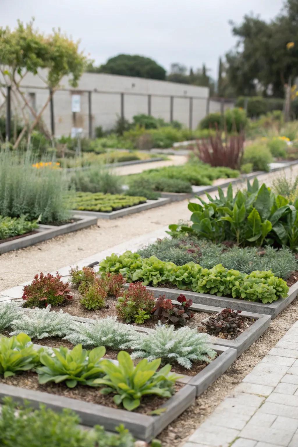 A minimalist plant palette brings elegance to gardens.