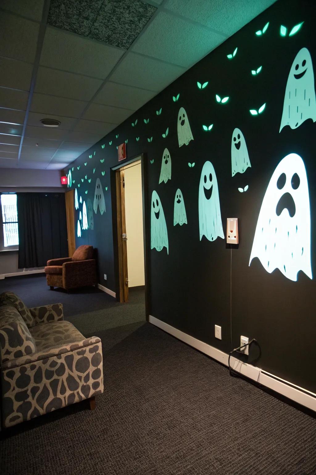 Shimmering specters give every space a magical and mysterious feel.