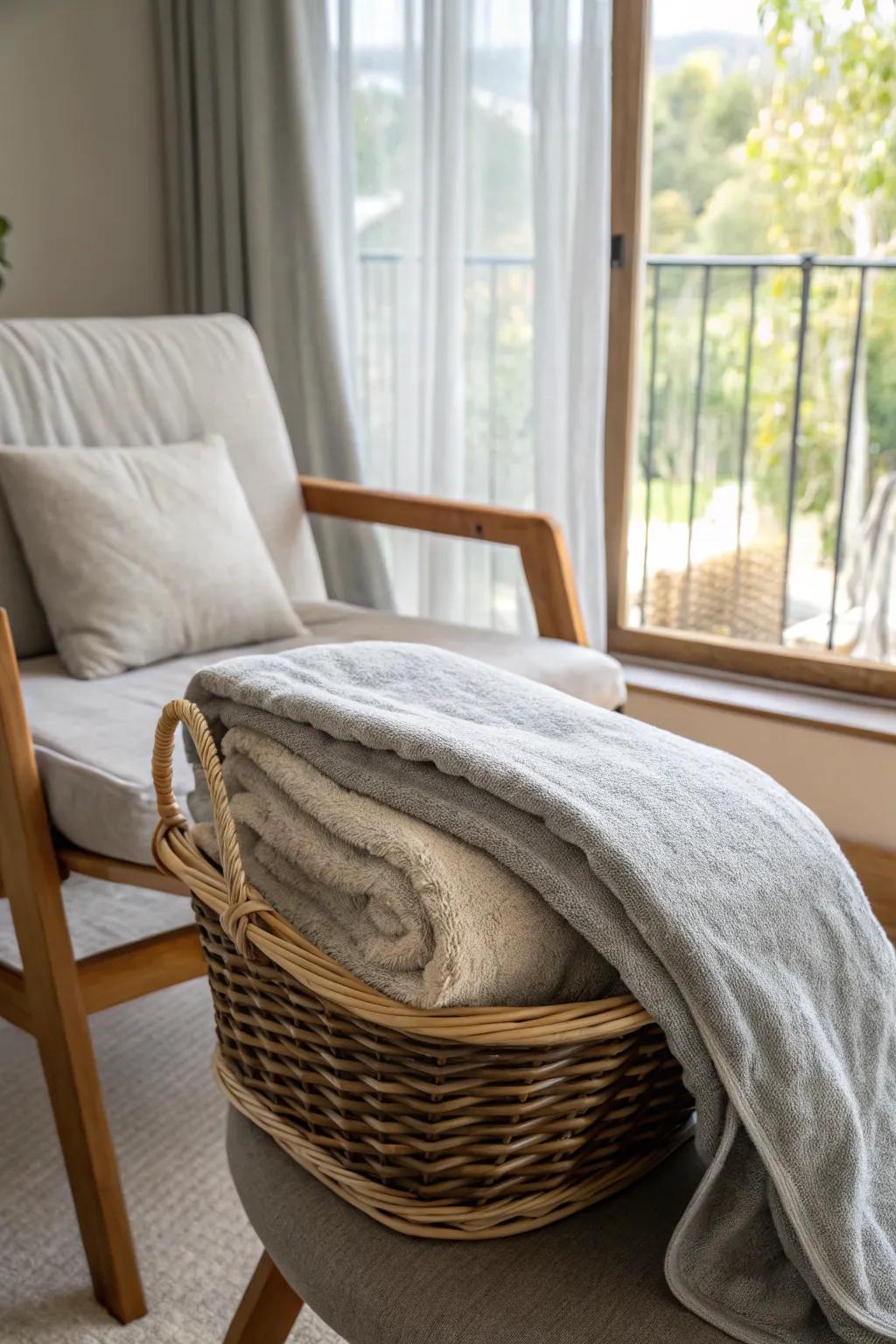 A comforting fabric that brings more warmth and coziness.