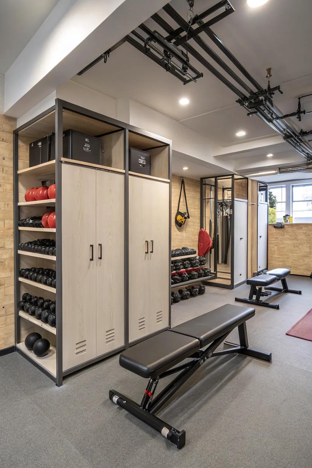Maximize your space using multiuse furniture pieces.