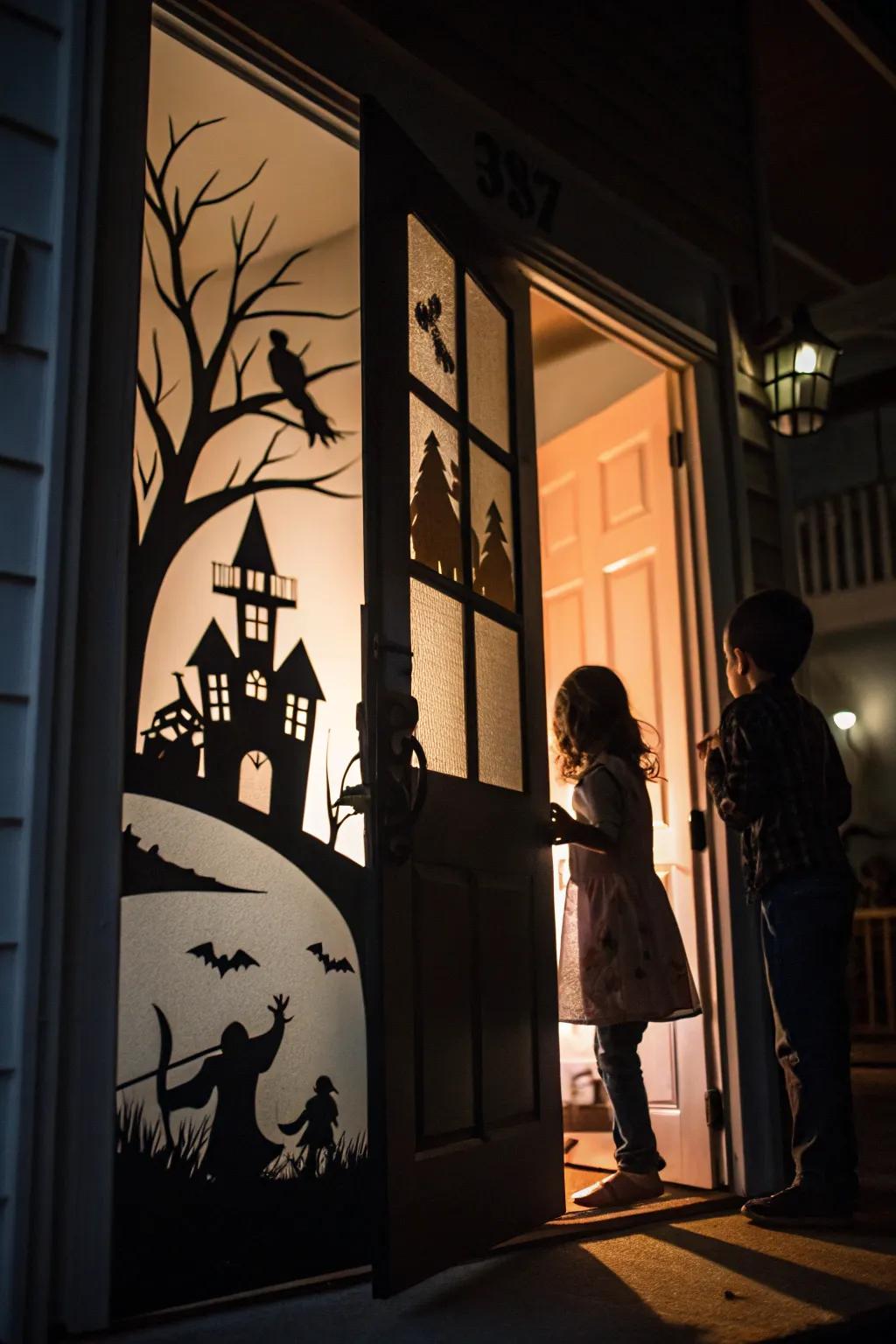 A haunted dwelling display injects drama and intrigue.