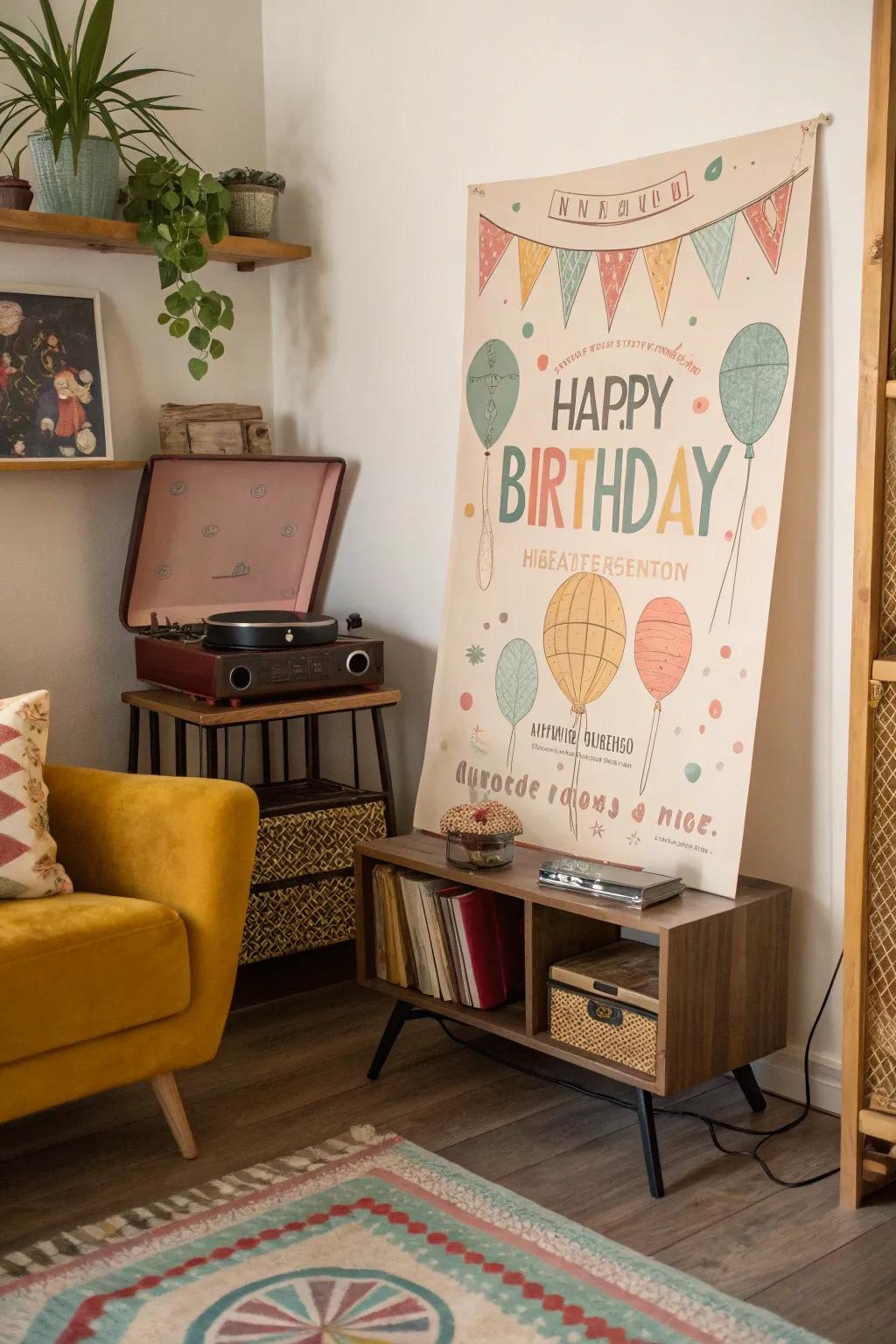 Vintage aesthetics infuse timeless charm into birthday celebrations.