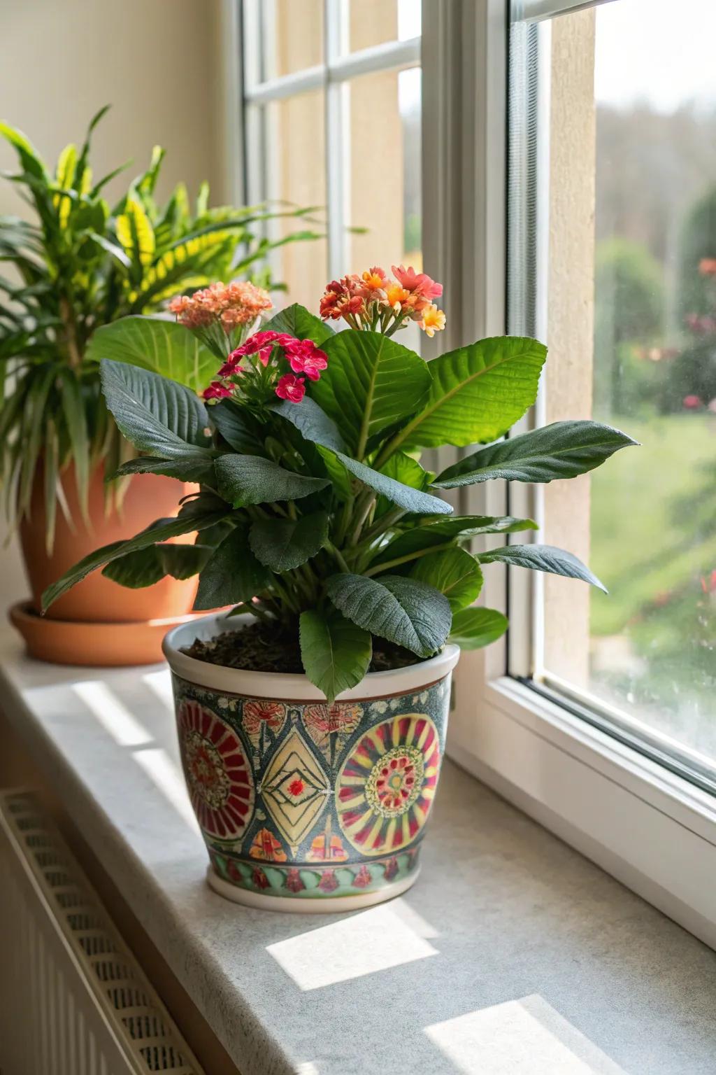 A plant that makes homes lively.