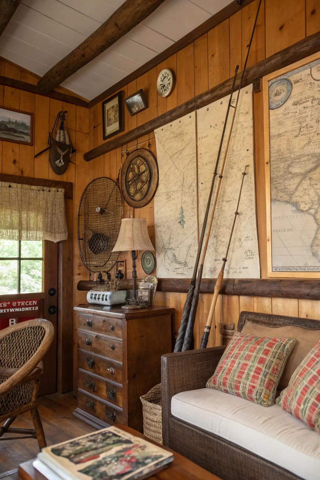 Vintage discoveries inject individuality and nostalgia.