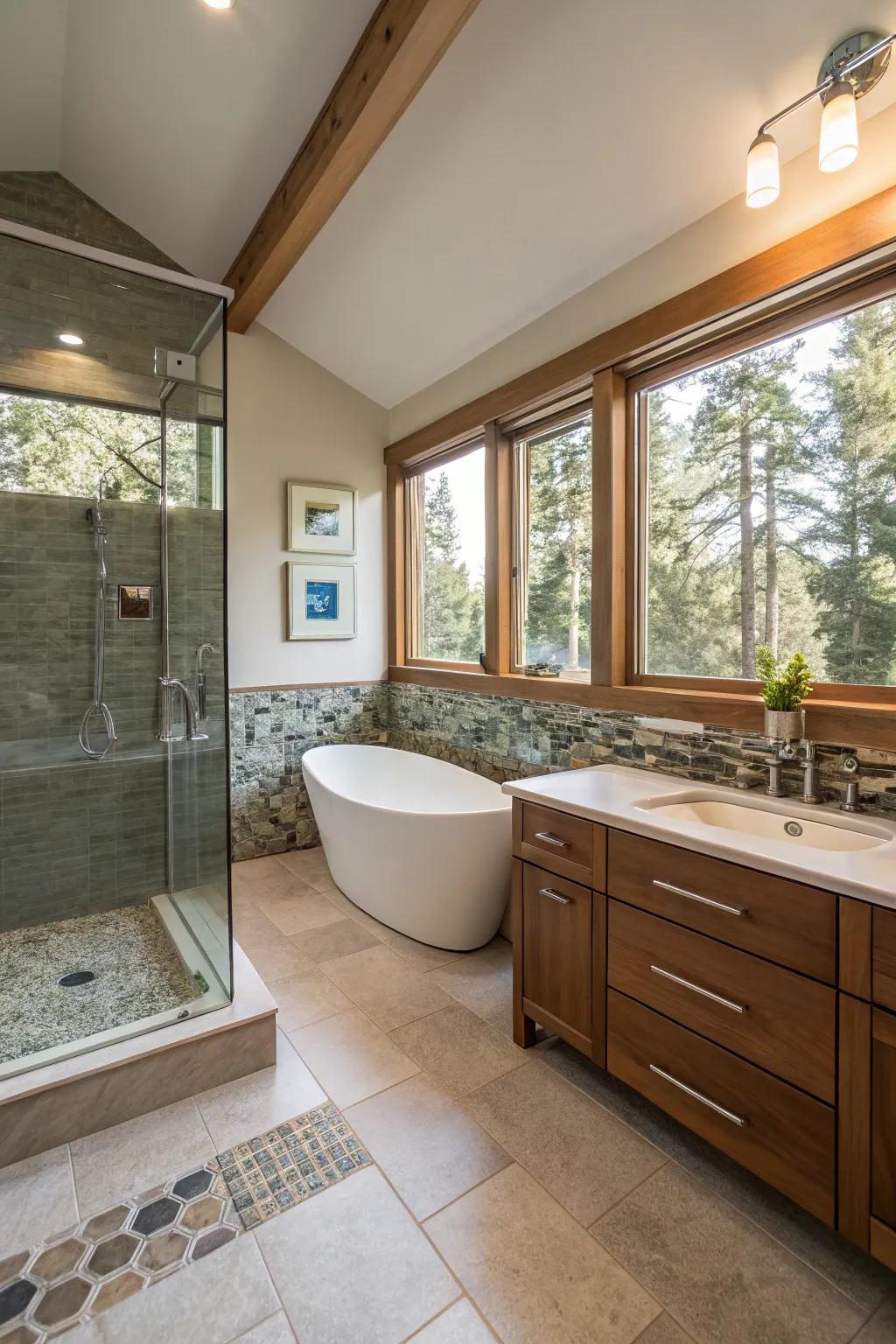 Eco-conscious elements bring modern sustainability.