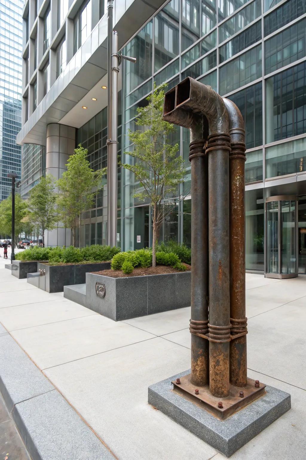 Industrial designs offer a chic and contemporary style.