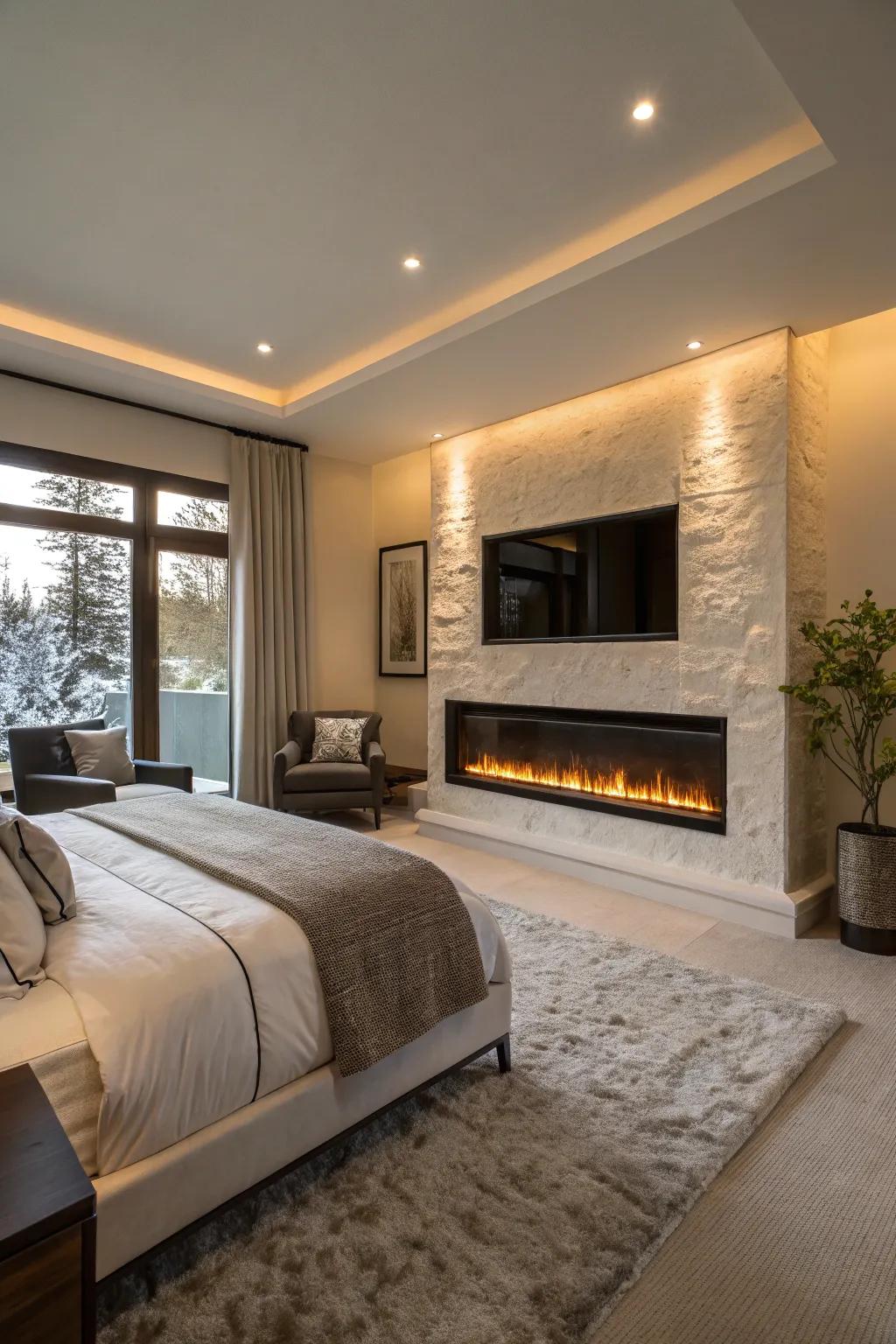 Automated hearths deliver stress-free warmth and panache.