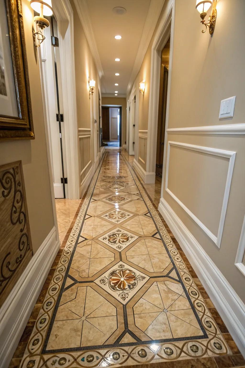 Polymer tiles offer a fashionable and economical surfacing choice.