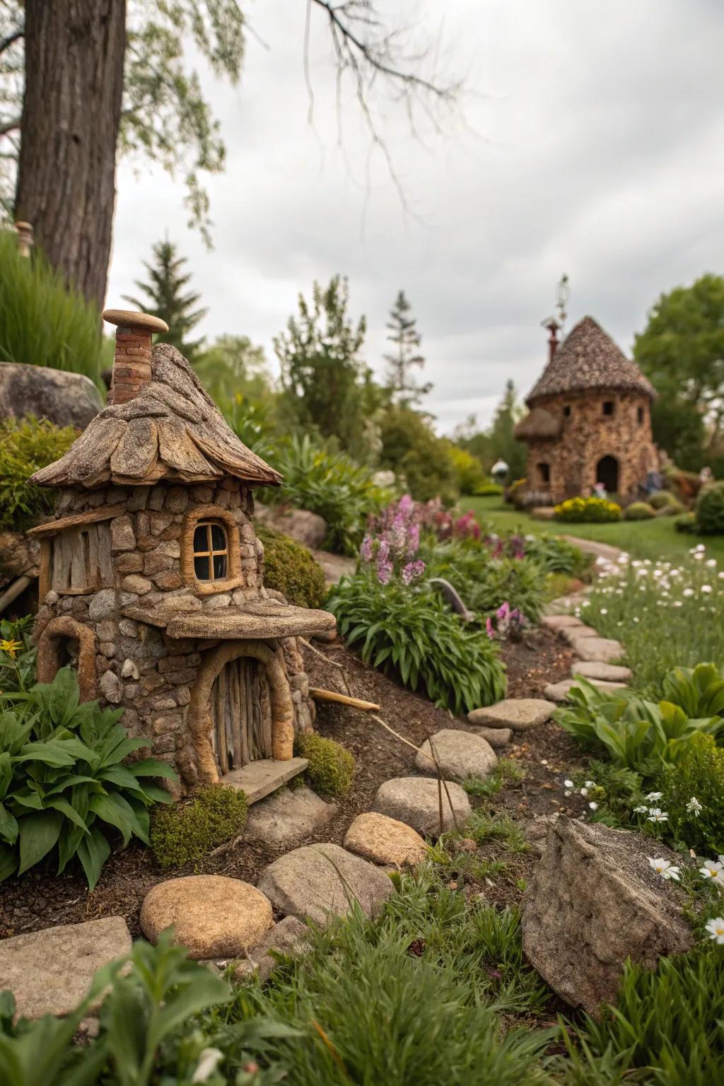 Fairy villages spark magical storytelling.