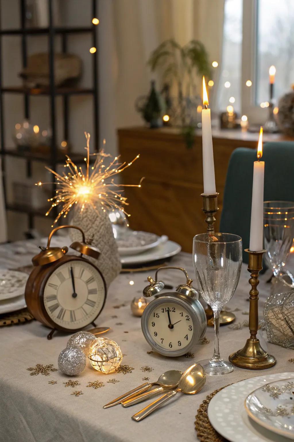 Countdown clocks add an amusing twist to your decor.
