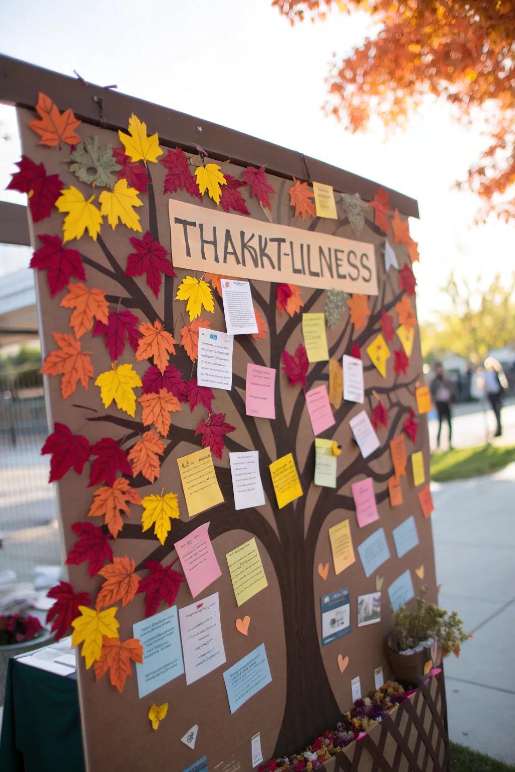 An 'Appreciation Tree' brimming with gratitude.
