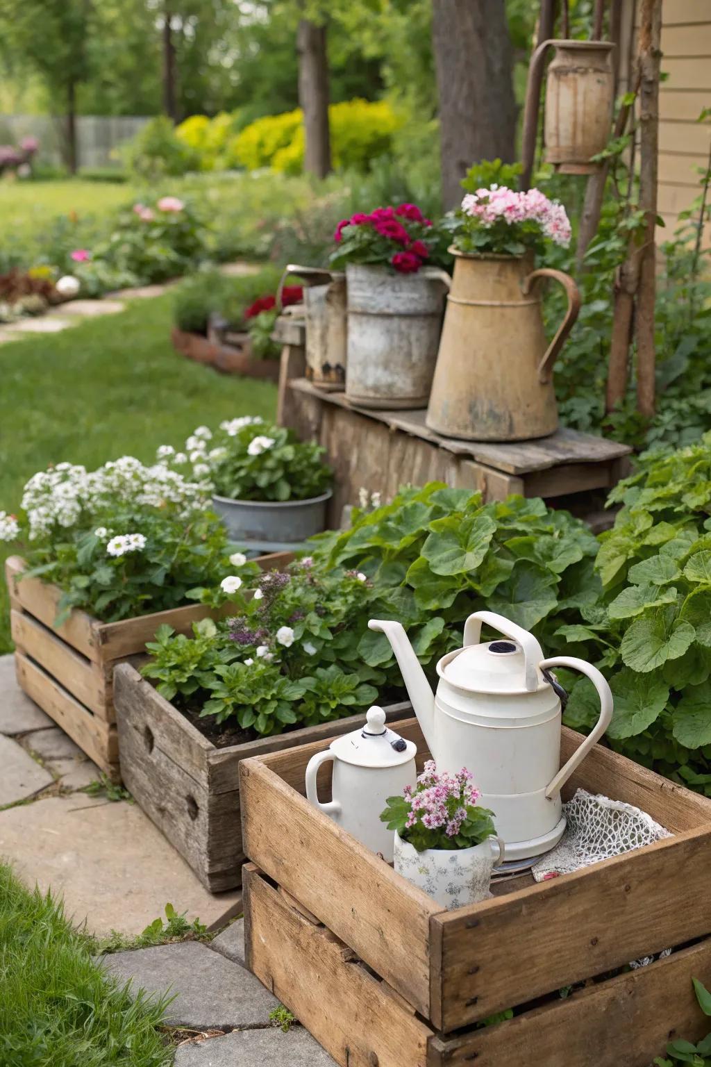 Time-honored treasures bringing distinct charm to the garden.
