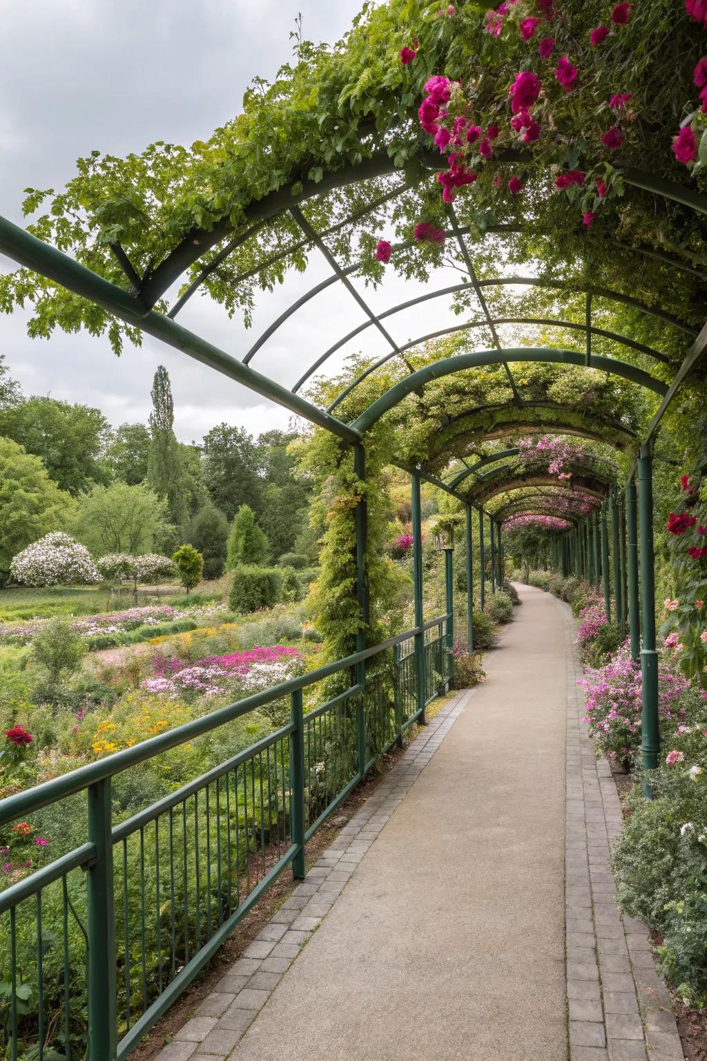 Growing boundaries blend nature and functionality beautifully.