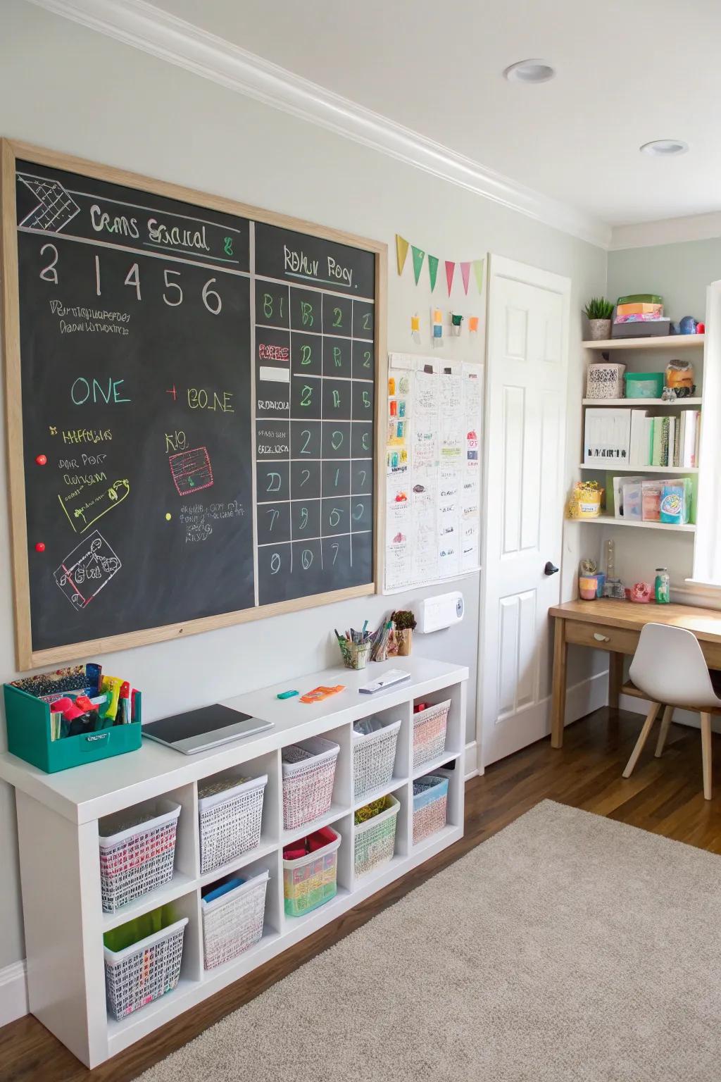 Walls offer dual functionalities.