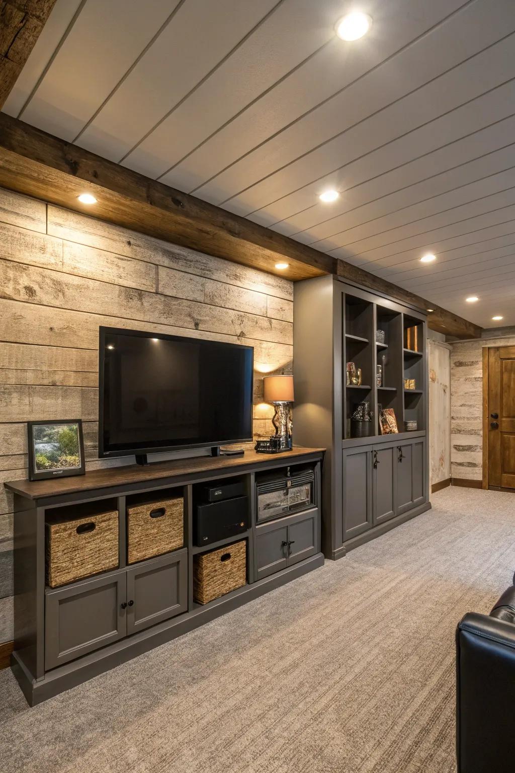 Functional beauty with shiplap.
