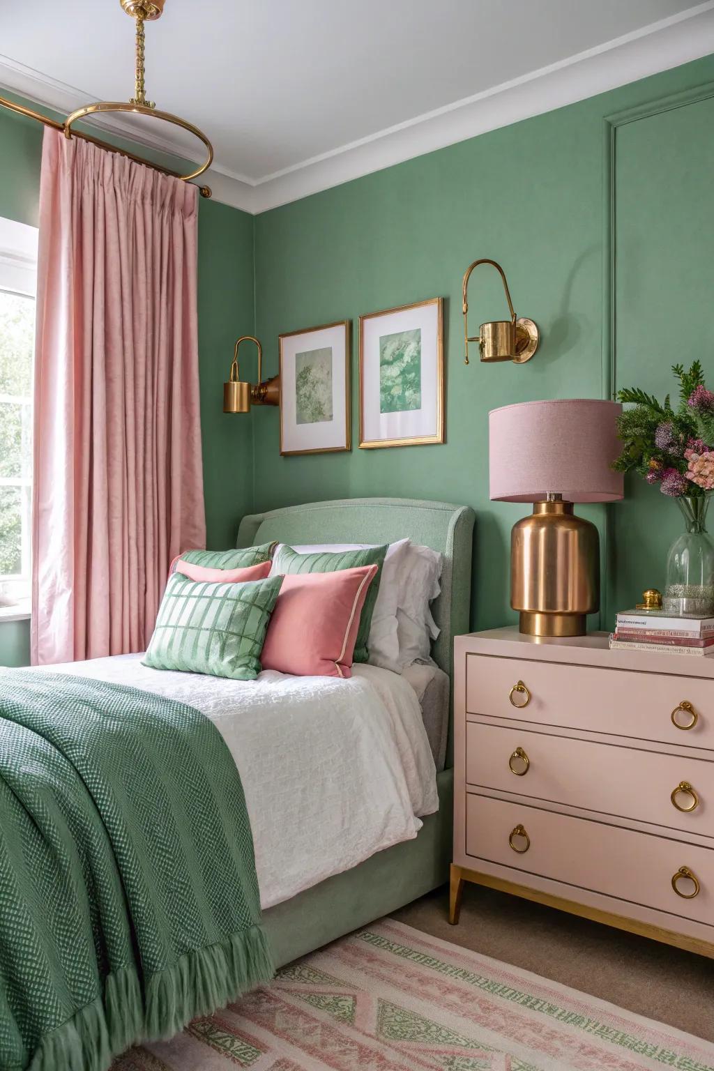 Unforeseen coloring mixes create a contemporary feel.