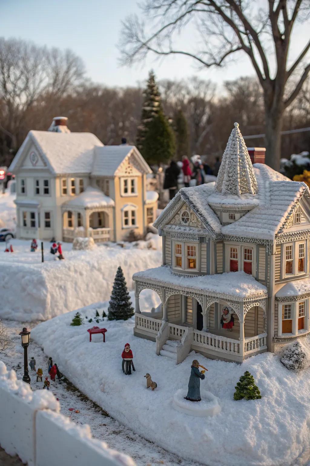 Themed villages lend individuality and narrative to your display.