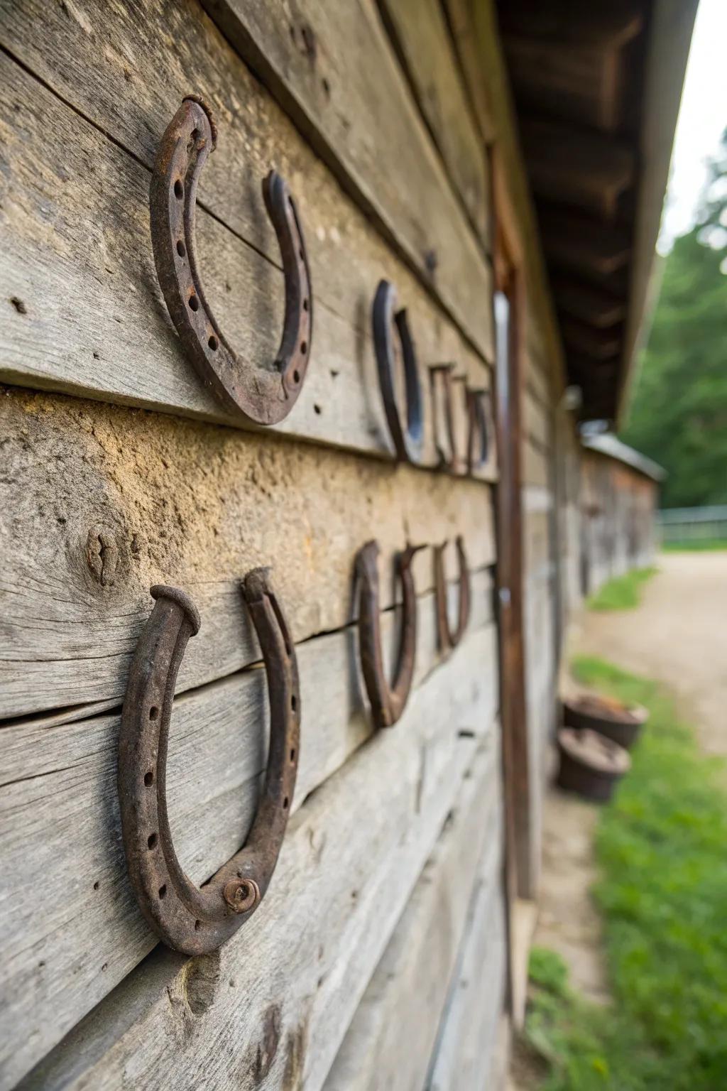Invite good fortune through equine hoof partition ornamentation.