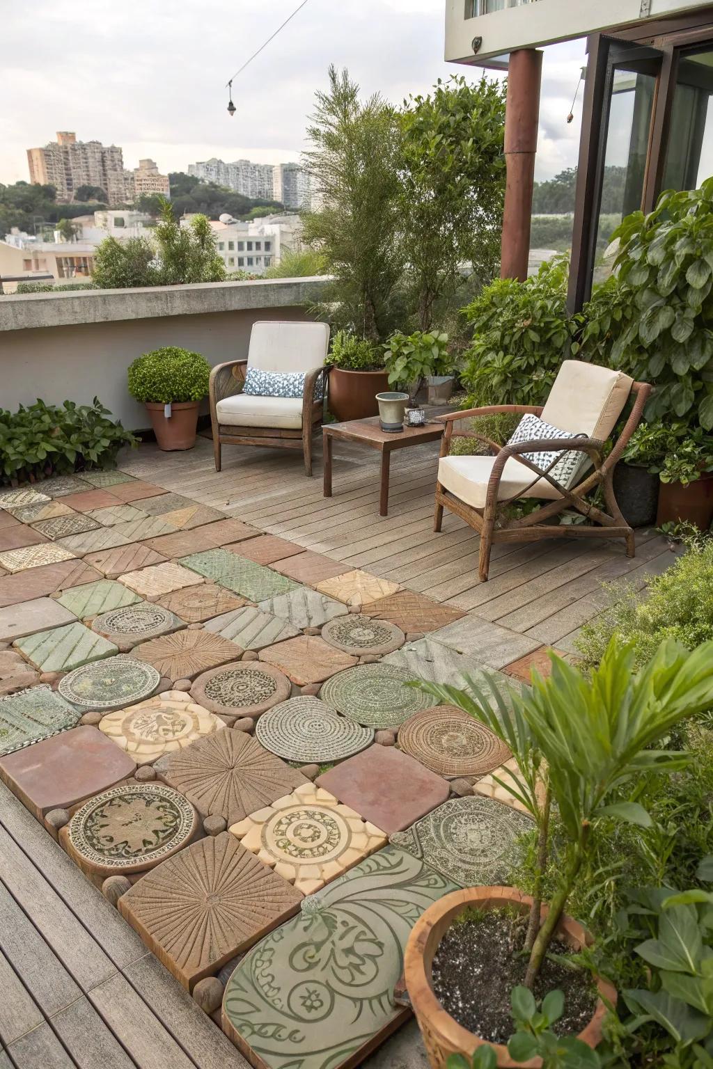 Upcycled resources offer a creative and sustainable ground alternative.
