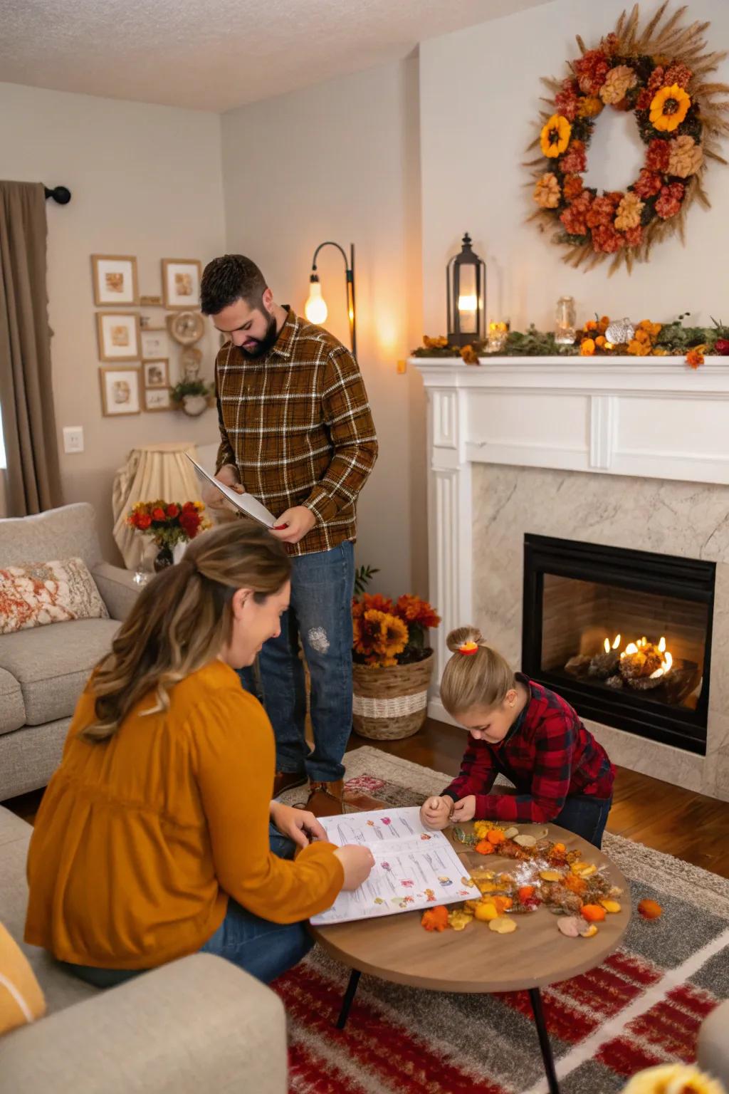 A lively scavenger hunt adds excitement to the day.