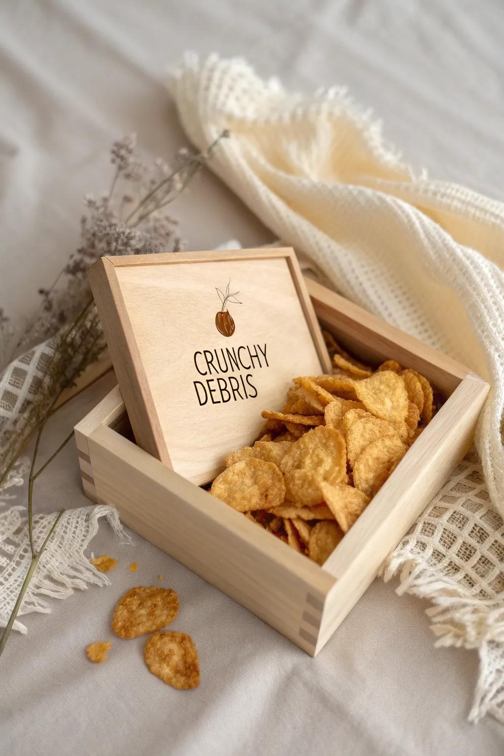 See the unexpected joy of 'crunchy debris' with a beautifully made sensory experience.