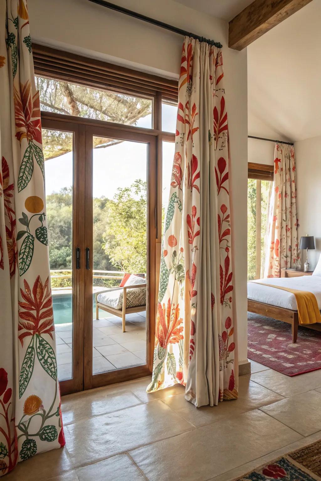 Eye-catching prints transform your window coverings into a standout feature.