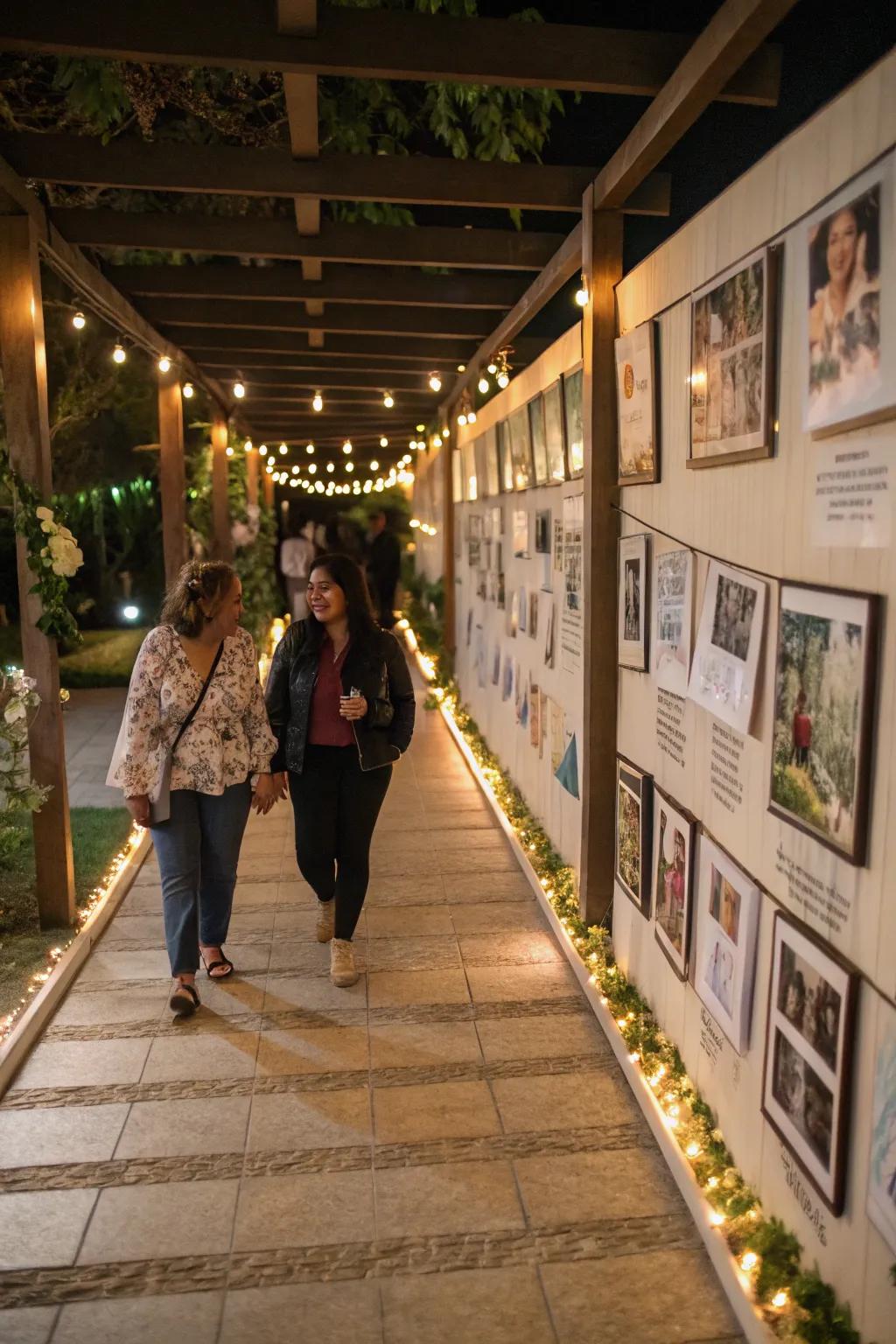 Remembrance Path Aisle: Celebrating the Journey