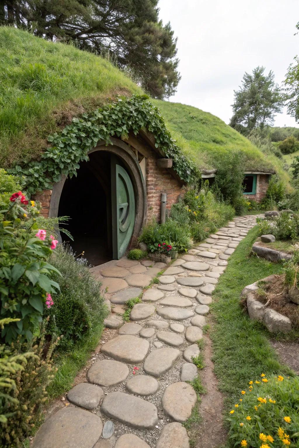 Explore the understated elegance of underground living.