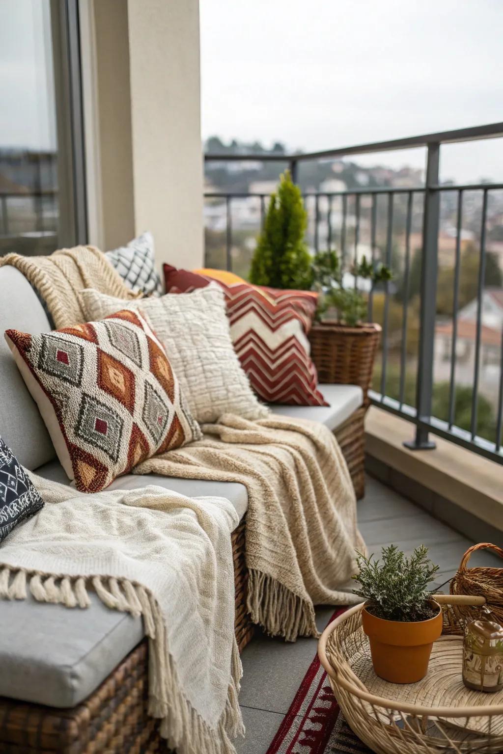 Textile compositions contribute profundity and character.