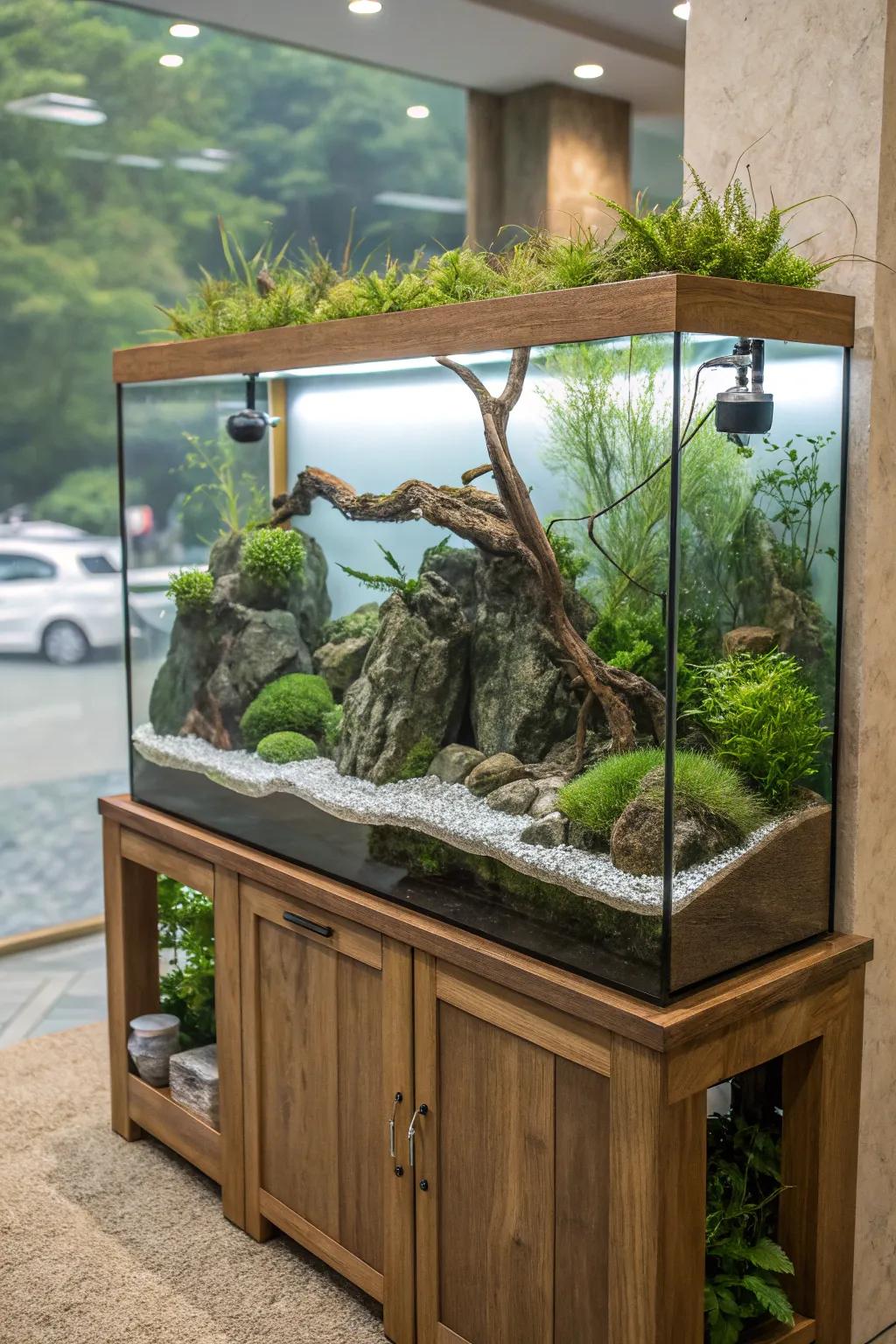 A nature-inspired structure crafts a rich sanctuary.