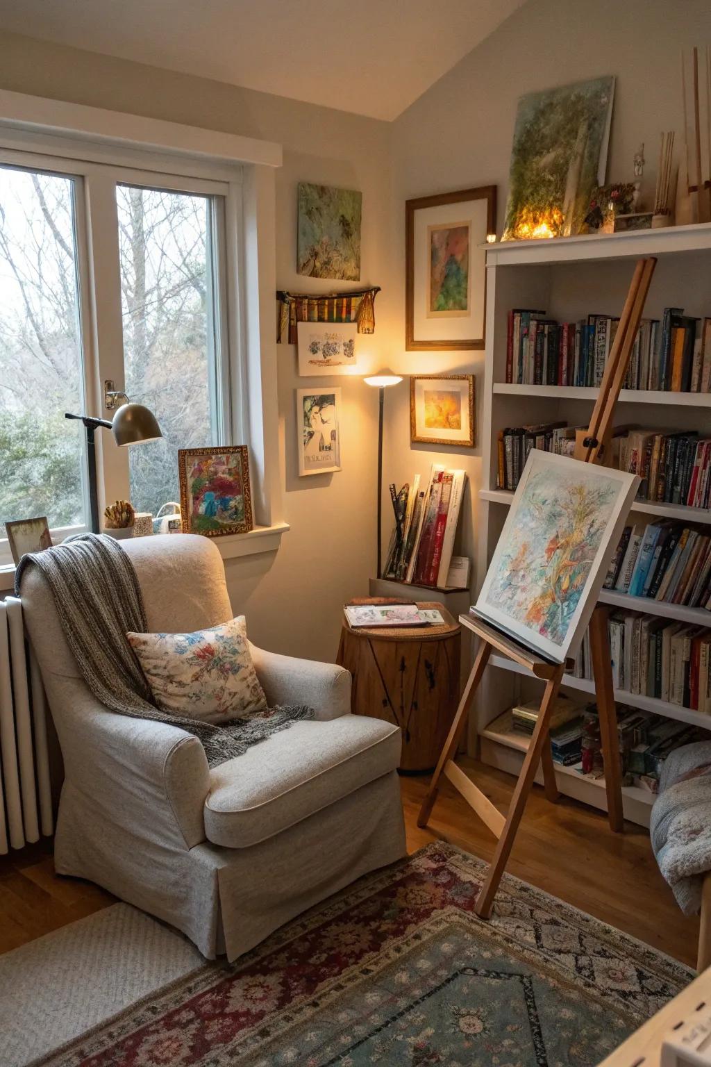 A peaceful spot for ideas and contemplation.