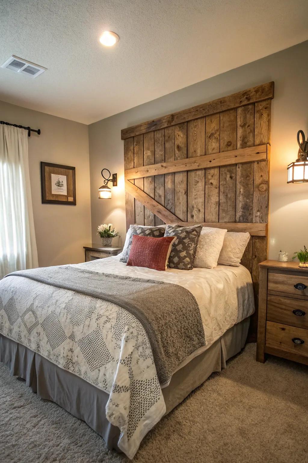 Recycled timber contributes unparalleled appeal to decor.
