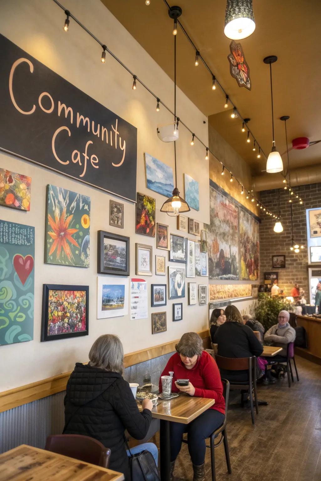 A wall that connects and engages the community.
