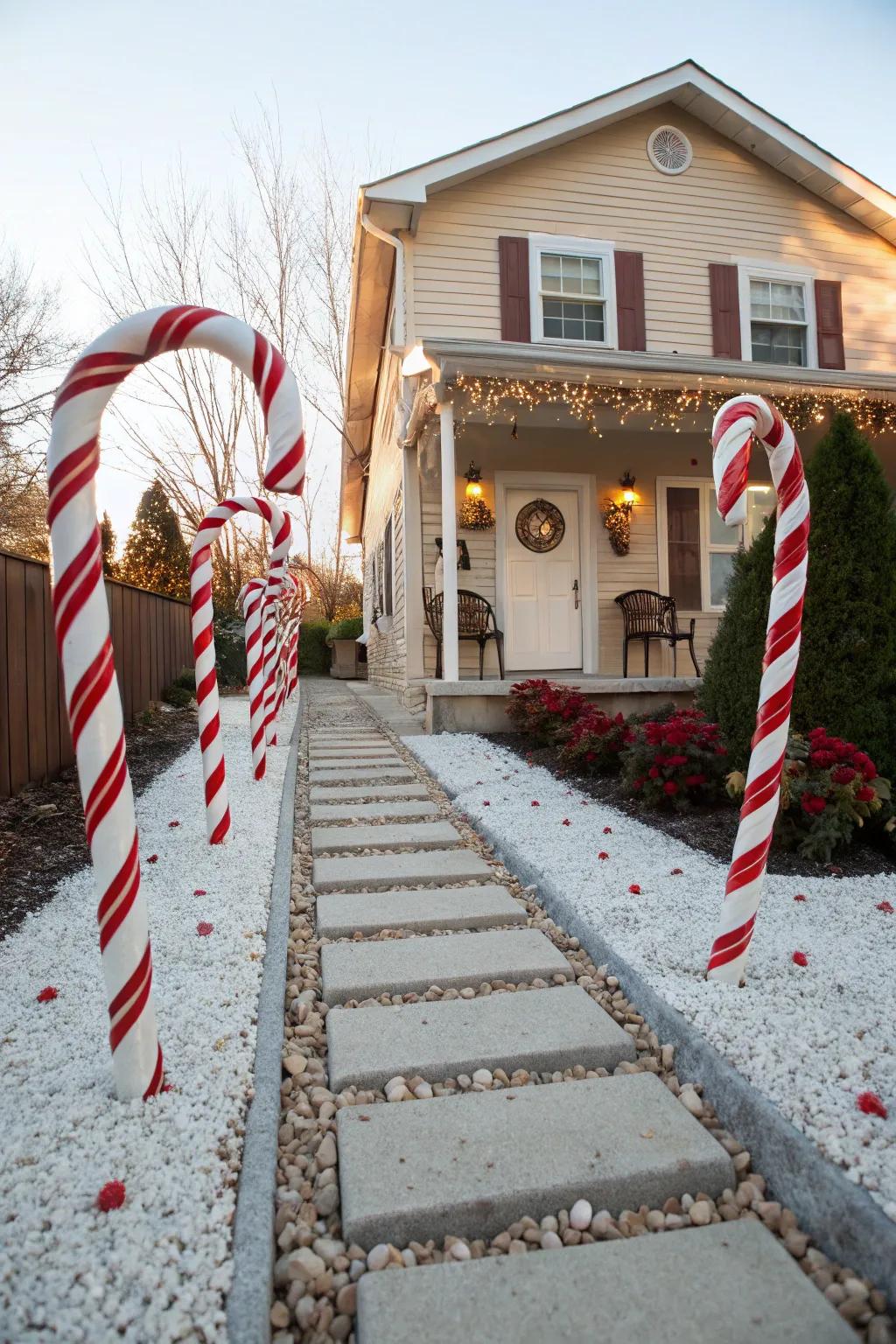 Escort attendees with a peppermint route.