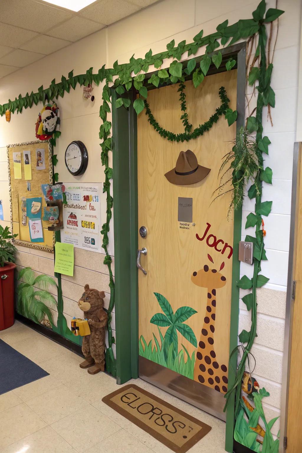 Investigate the untamed features of various vocations via a wilderness-themed doorway.