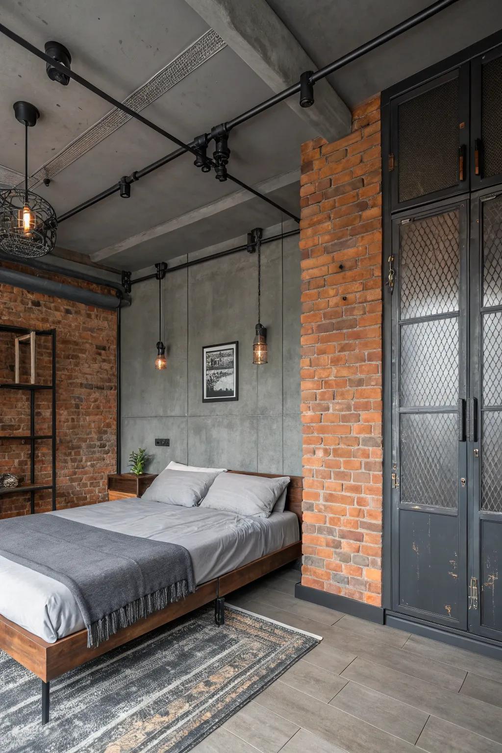 Urban decor enhances the edge of ash settings.