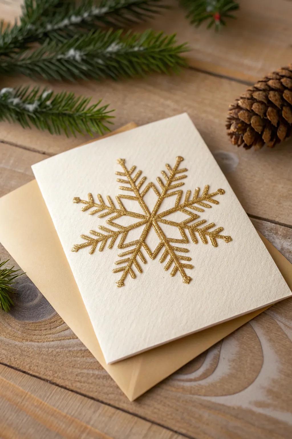Discover the art of textured style in your holiday wishes with our handcrafted Christmas greetings.