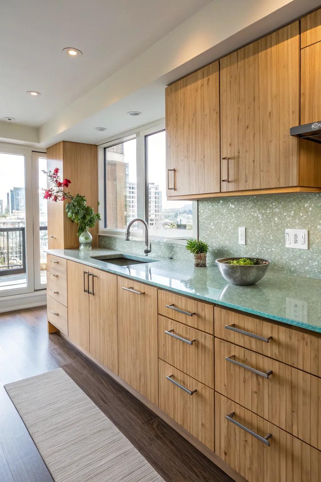 Environmentally friendly materials bring sustainability and style together.