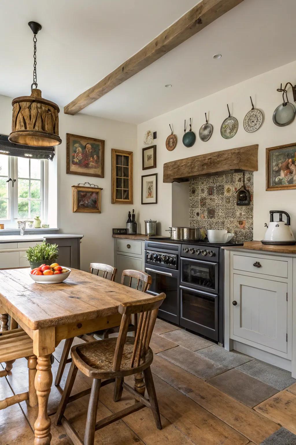 Blending heritage and modern creates a timeless yet contemporary space.