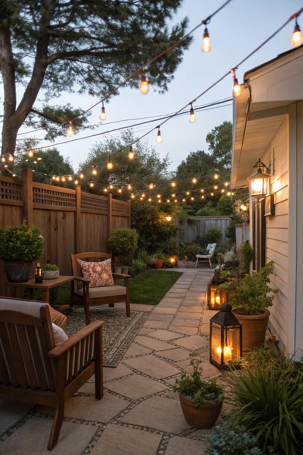 Transform your exterior area with ornamental illumination.