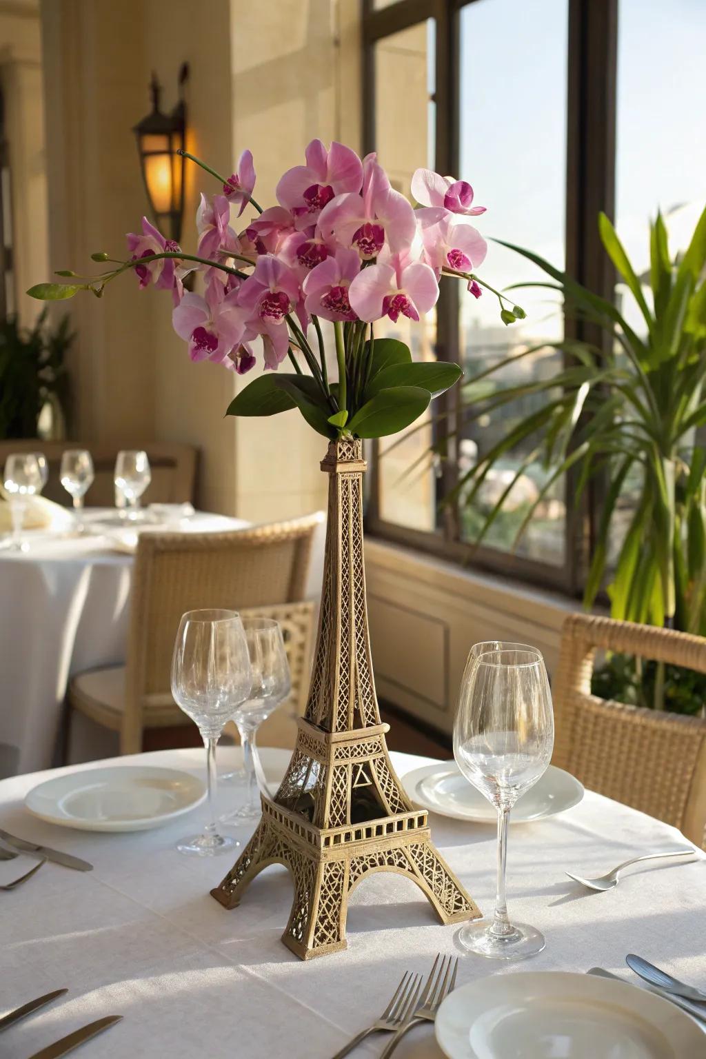 Orchids bring energetic refinement to your centerpiece.