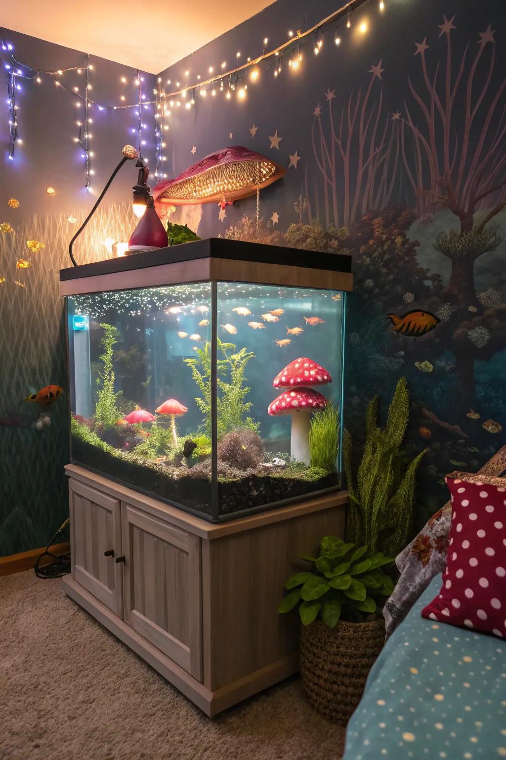 Venture into a magical world via a whimsical woodland.